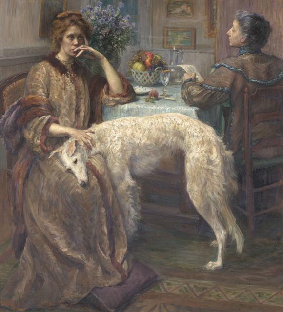 Louise Catherine Breslau, La vie pensive, 1908 © Musée cantonal des Beaux-Arts 