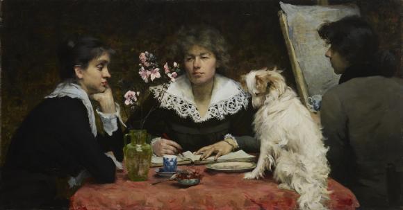 Louise Catherine Breslau, Porträt der Freunde, 1881 © Musée d'art et d'histoir