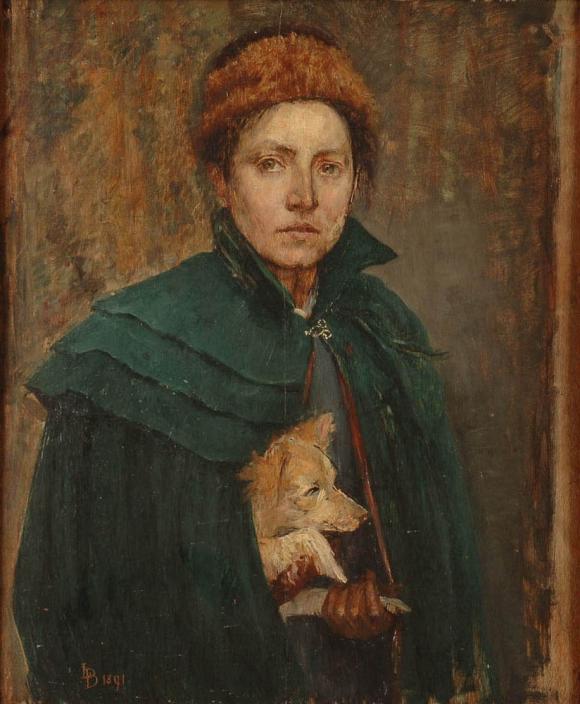 Louise Catherine Breslau, Selbstporträt, 1891 © Musée d’Art moderne et contemp