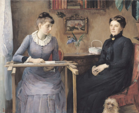 Louise Catherine Breslau, Zu Hause oder Intimität, 1885 © Musée des beaux-arts